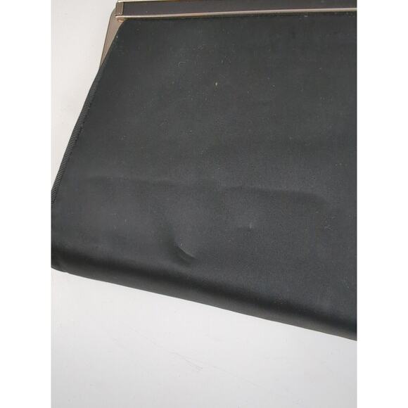 Elegant Black Clutch with Silver Accents - Picture 4 of 10